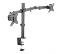 SBOX Stalak za monitor LCD-352/2, stolni, do 32", za 2 monitora, crni